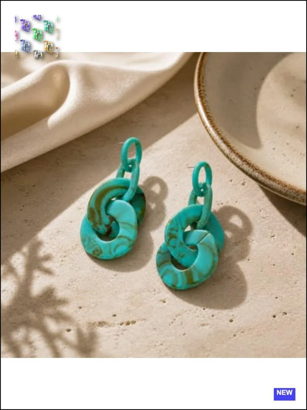 Lightweight Acrylic Drop Earrings, Geometric Statement Fashion Jewelry